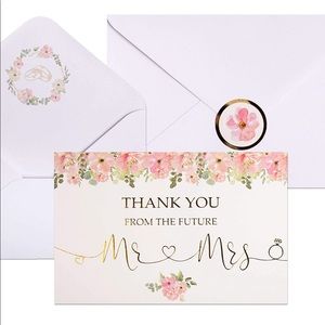 30 Floral Thank You Cards